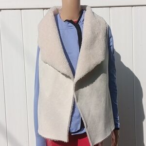 Ralph Lauren Soft Cream Vest Size S
